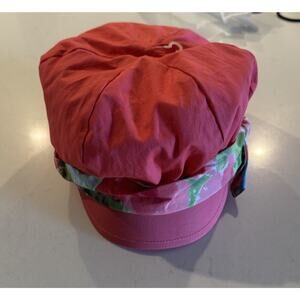 Gymboree Girls Size 5-7 Burst Of Spring Hat Print Trim Beach